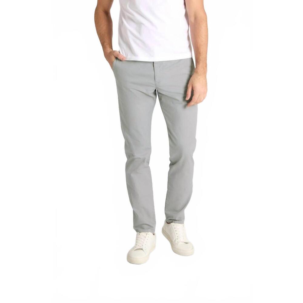 NEW MAC JEANS lennox slim chino pant in silver printed